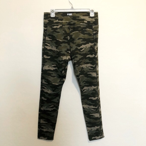VICTORIA’S SECRET PINK💜Camo Draw-String Active Pants - Picture 10 of 14